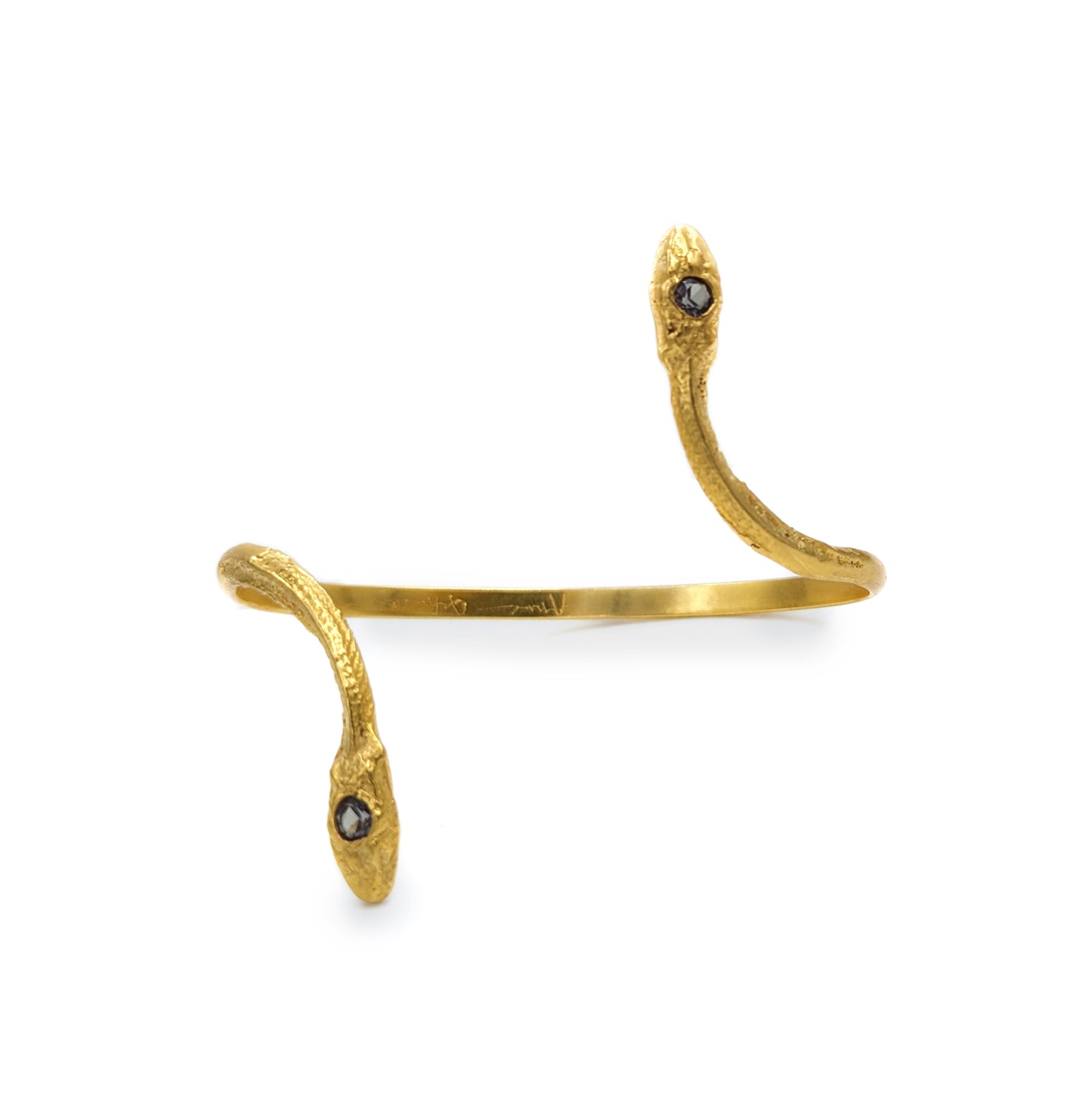 Gold Alexandrite Serpentine Cuff