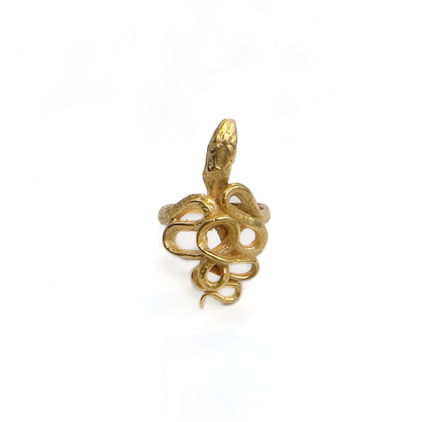 Gold Vermeil Serpentine Ring